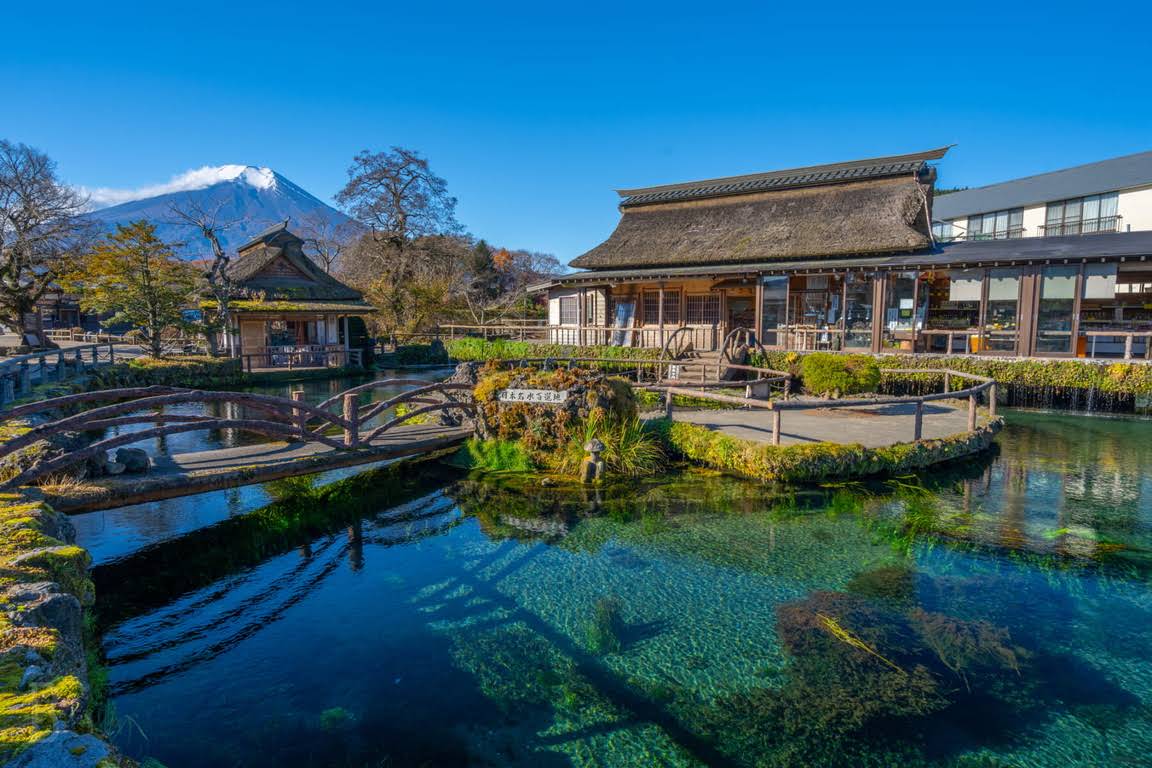～富士山三大湧水池～忍野八海と巨峰狩り、レストラン鳥居平ランチ